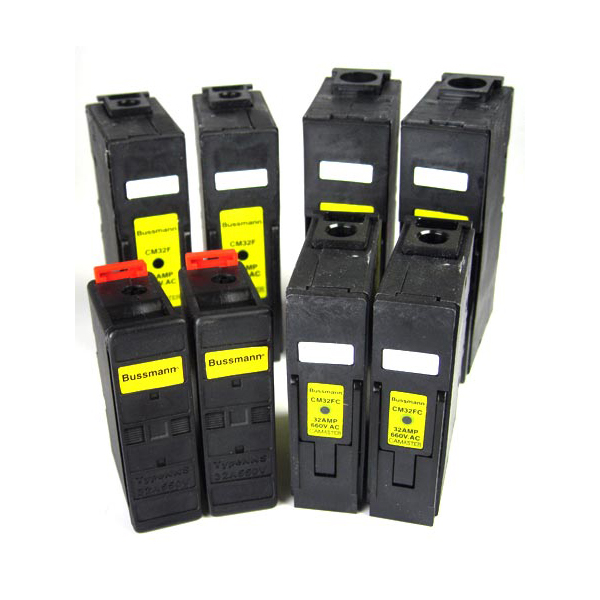 BS safeloc black F2 fuseholder 63A